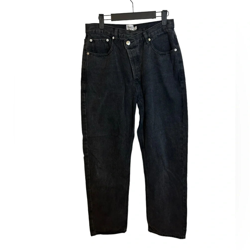 Princess Polly Black Pinch Waist Jeans
